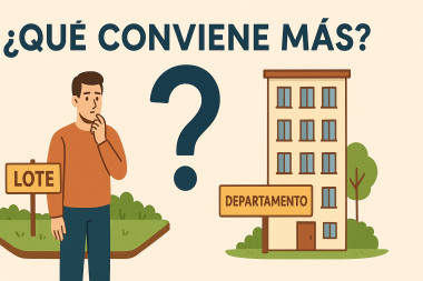 Invertir en departamento o lote?