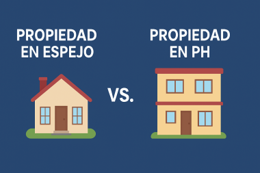 Casas en espejo vs propiedad horizontal, diferencias.-