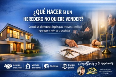Qué hacer cuando un heredero no quiere vender una propiedad?